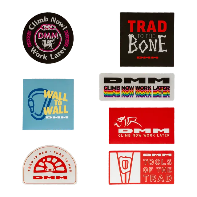 dmm-climbing-sticker-pack-7-teiliges-aufkleber-set image 1