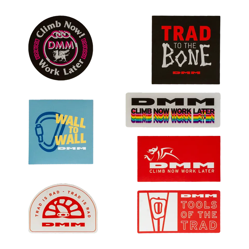 dmm-climbing-sticker-pack-7-teiliges-aufkleber-set image 1