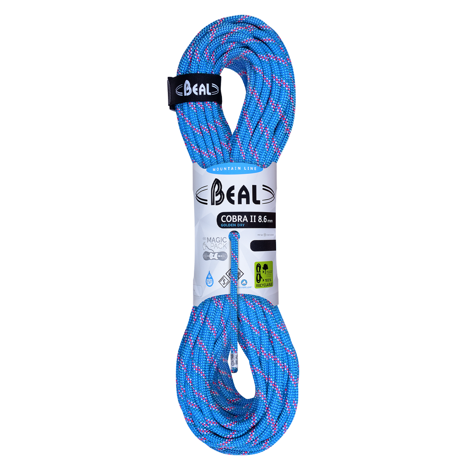 beal-cobra-ii-8-6mm-unicore-golden-dry-halbseil image 1