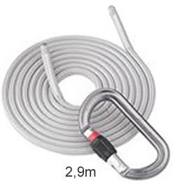 austrialpin-dyna-mit-reepschnur-290cm-rot-mit-ovalo-karabiner image 3
