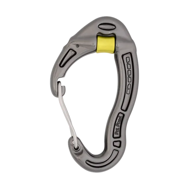 dmm-revolver-wiregate-karabiner-mit-integrierter-umlenkrolle image 1