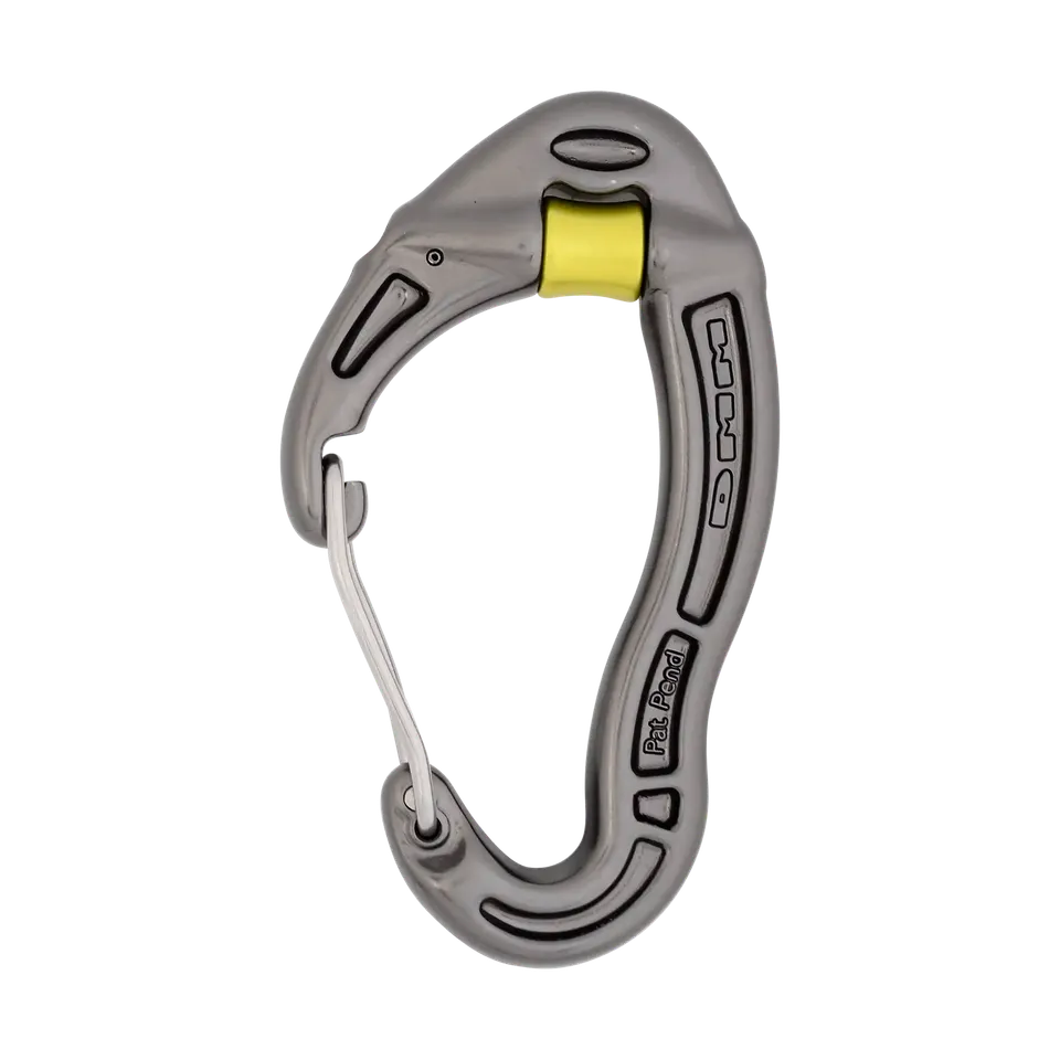 dmm-revolver-wiregate-karabiner-mit-integrierter-umlenkrolle image 1