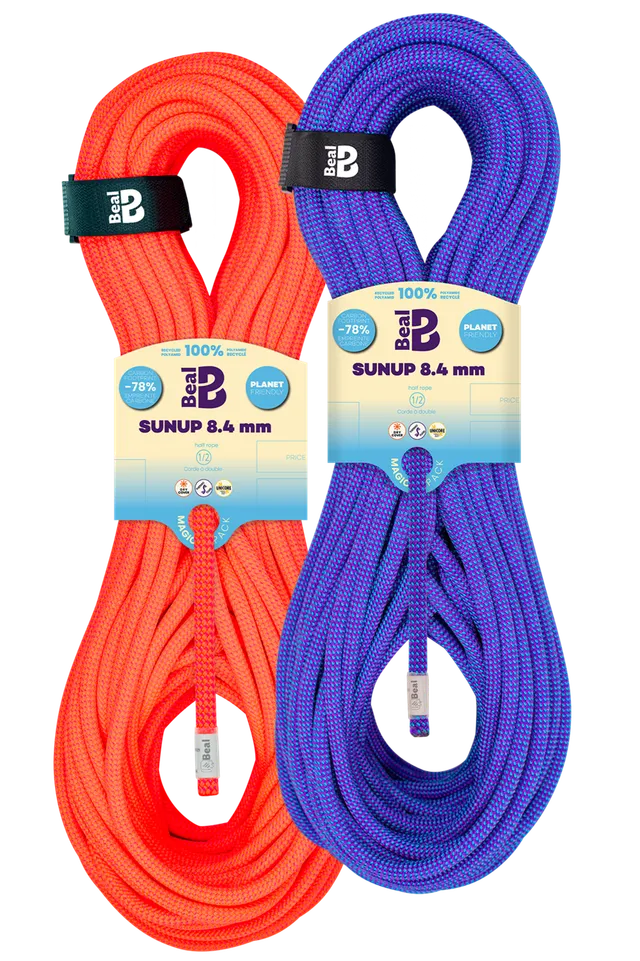 beal-sunup-8-4mm-pack-recyceltes-halbseil-made-in-france image 1