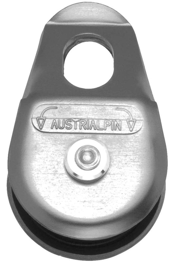 austrialpin-seilrolle-silber-mit-beweglichen-seitenteilen-bis-12-mm image 1