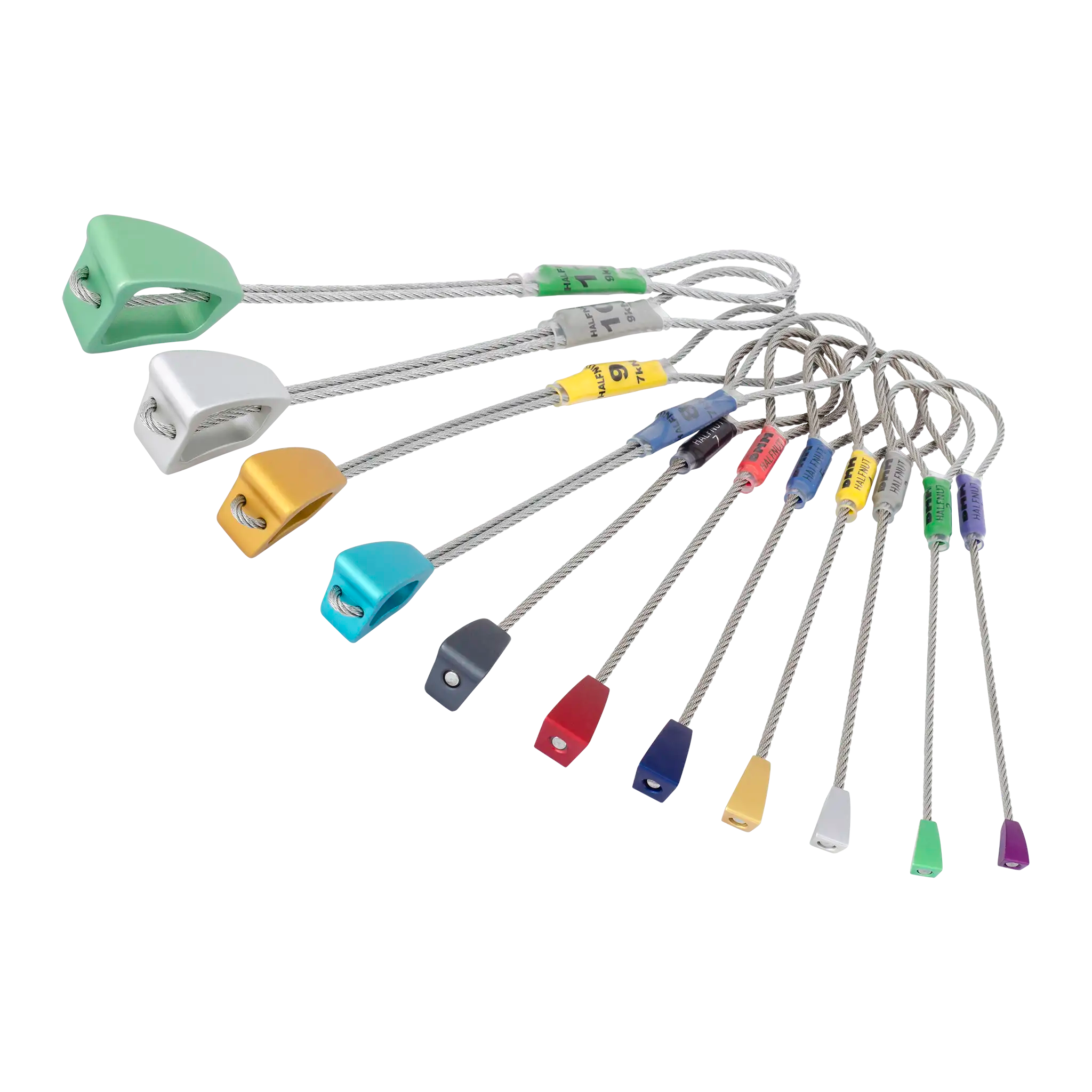 dmm-halfnuts-klemmkeil-set-passive-sicherung-f-r-schmale-risse image 1