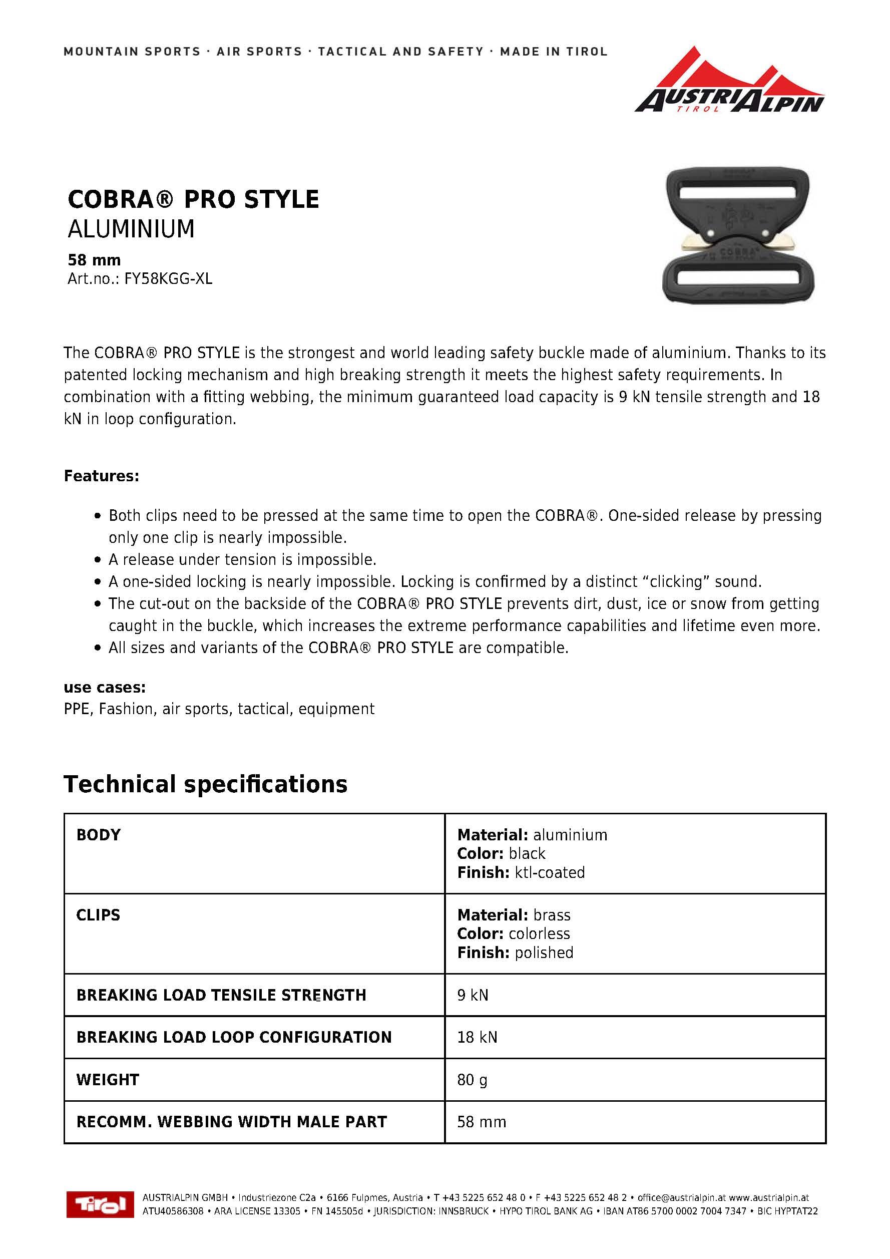 austrialpin-prostyle-g-rtel-58-mm-ktl-schwarz image 7