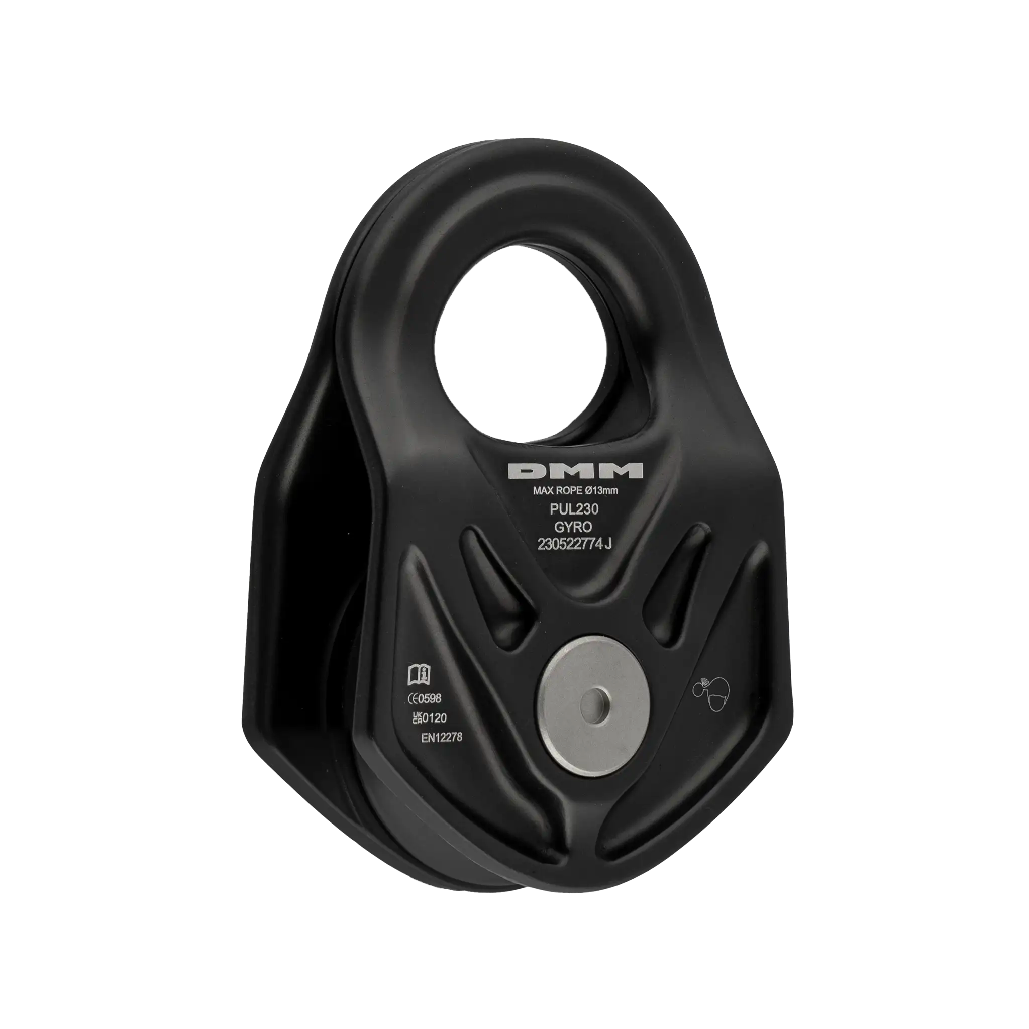 dmm-gyro-seilrolle-umlenkrolle-mit-schwenkbaren-seitenplatten image 1
