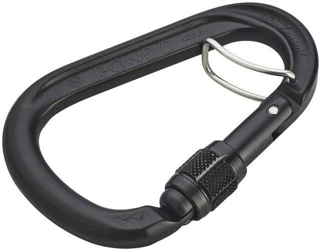 austrialpin-hms-rondo-screwgate-karabiner-mit-selfie-schwarz image 1