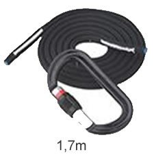 austrialpin-dyna-mit-reepschnur-290cm-rot-mit-ovalo-karabiner image 2