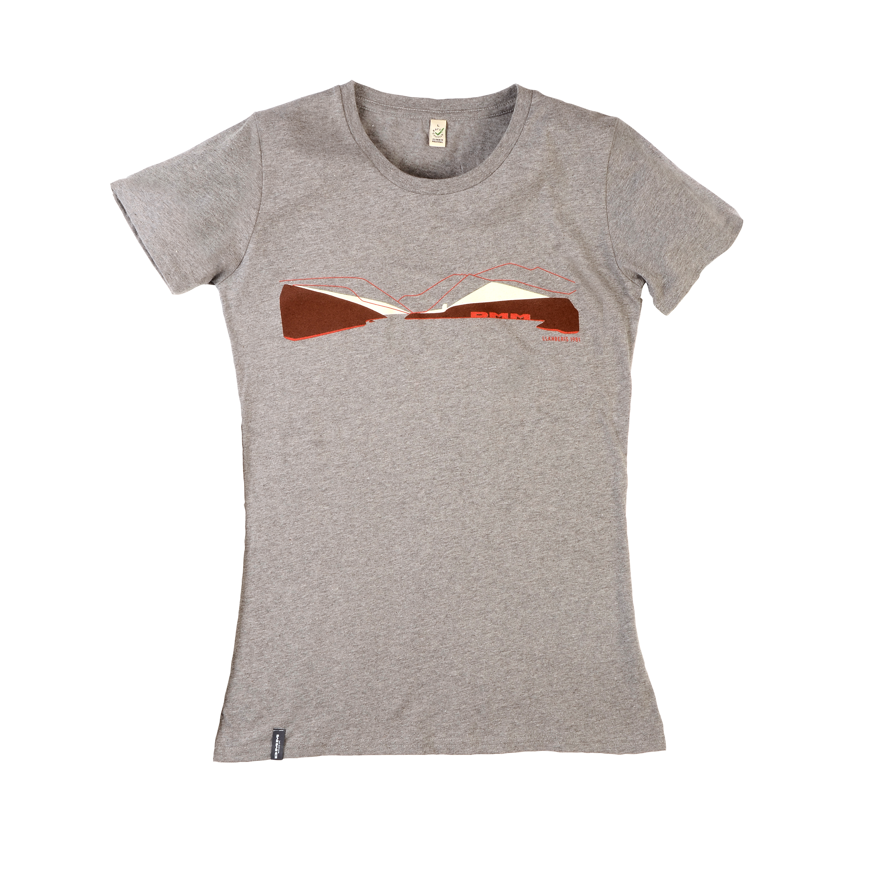 dmm-women-s-pass-t-shirt-organic-cotton-llanberis-grafik image 2
