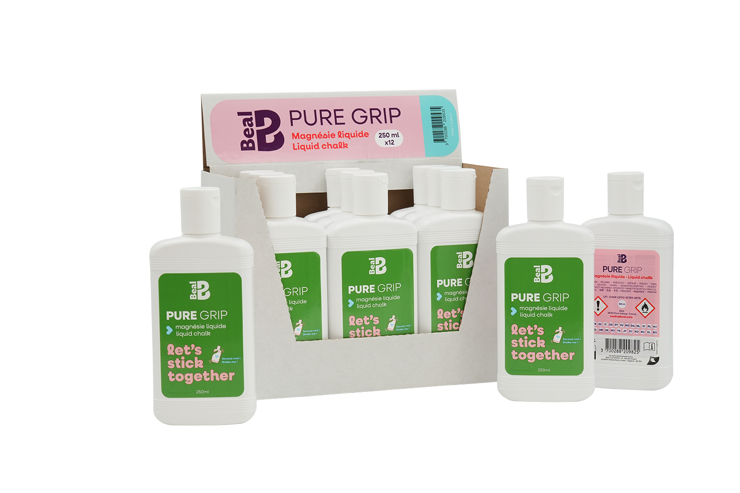 beal-pure-grip-liquid-chalk-12x250ml-pack image 1