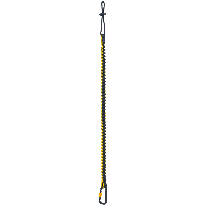 beal-super-leash-elastische-werkzeugsicherung-mit-schraubkarabiner image 1