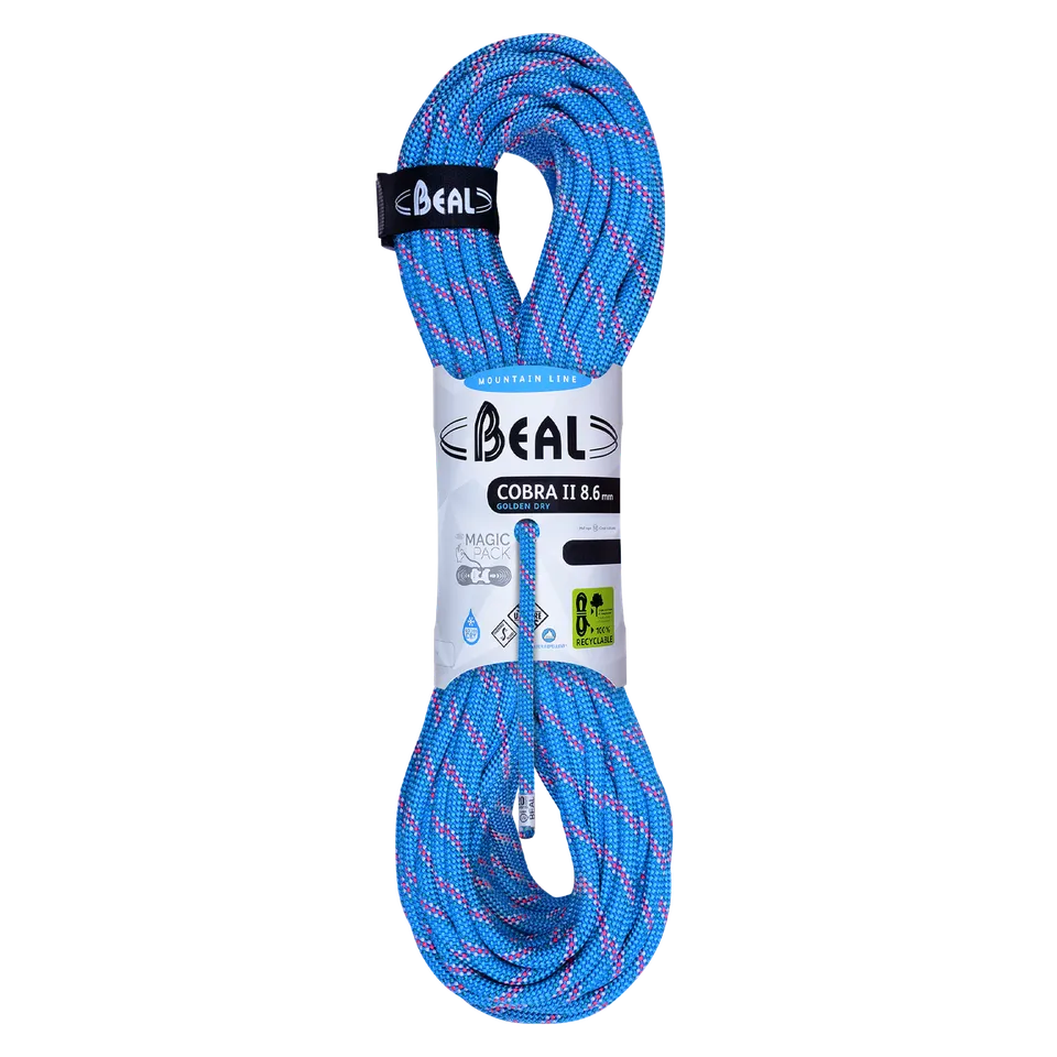 beal-cobra-ii-8-6mm-unicore-golden-dry-halbseil image 1