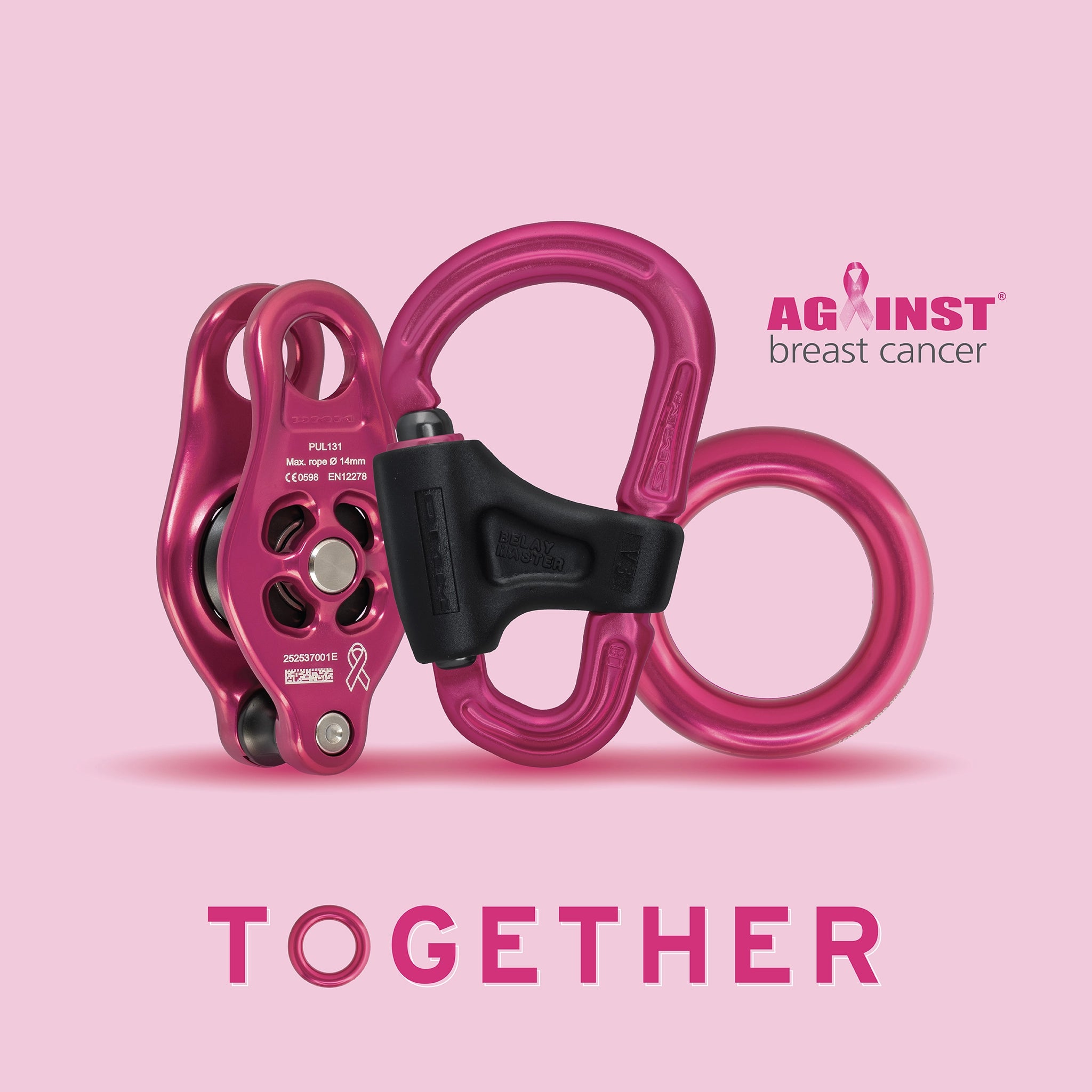 dmm-abc-pink-anchor-ring-40-mm-anschlagring-against-breast-cancer-edition image 2