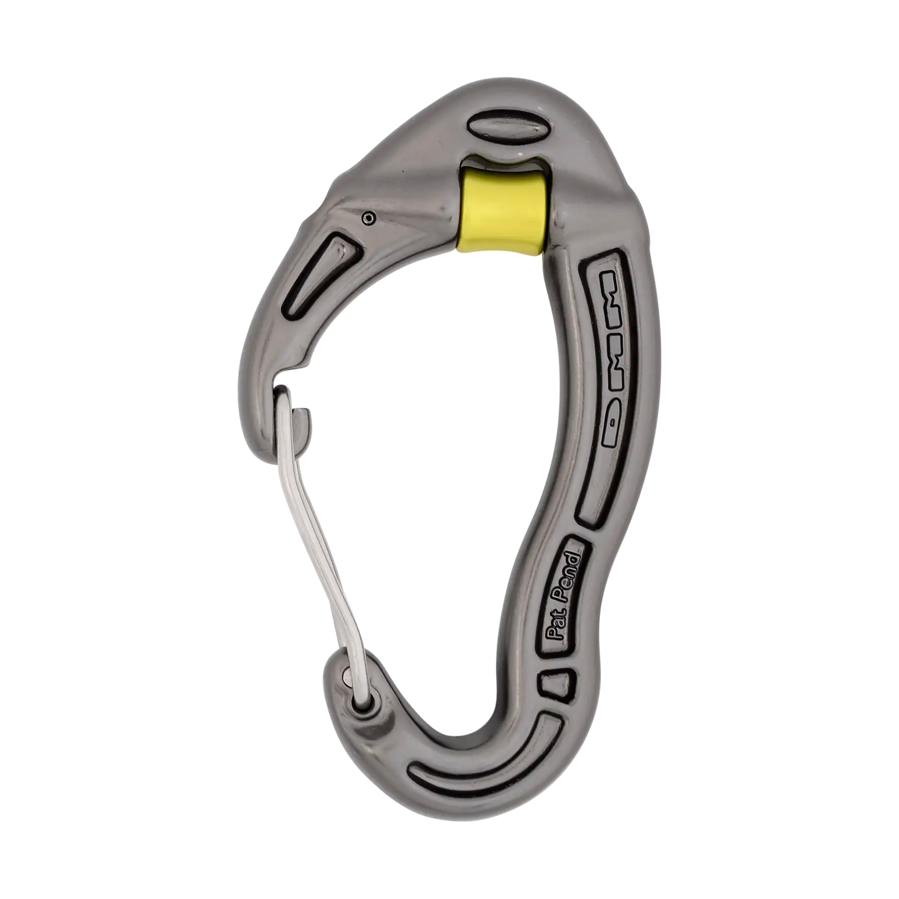 dmm-revolver-wiregate-karabiner-mit-integrierter-umlenkrolle image 1