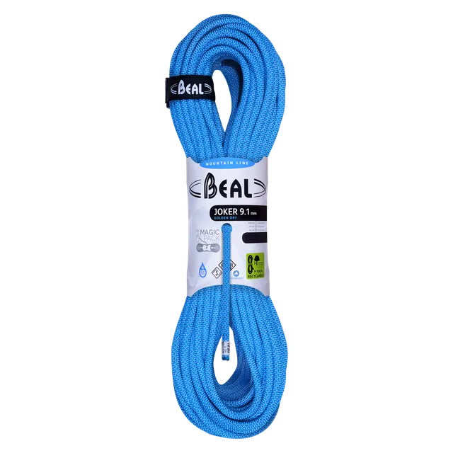 beal-joker-9-1mm-unicore-golden-dry-triple-norm-kletterseil image 1