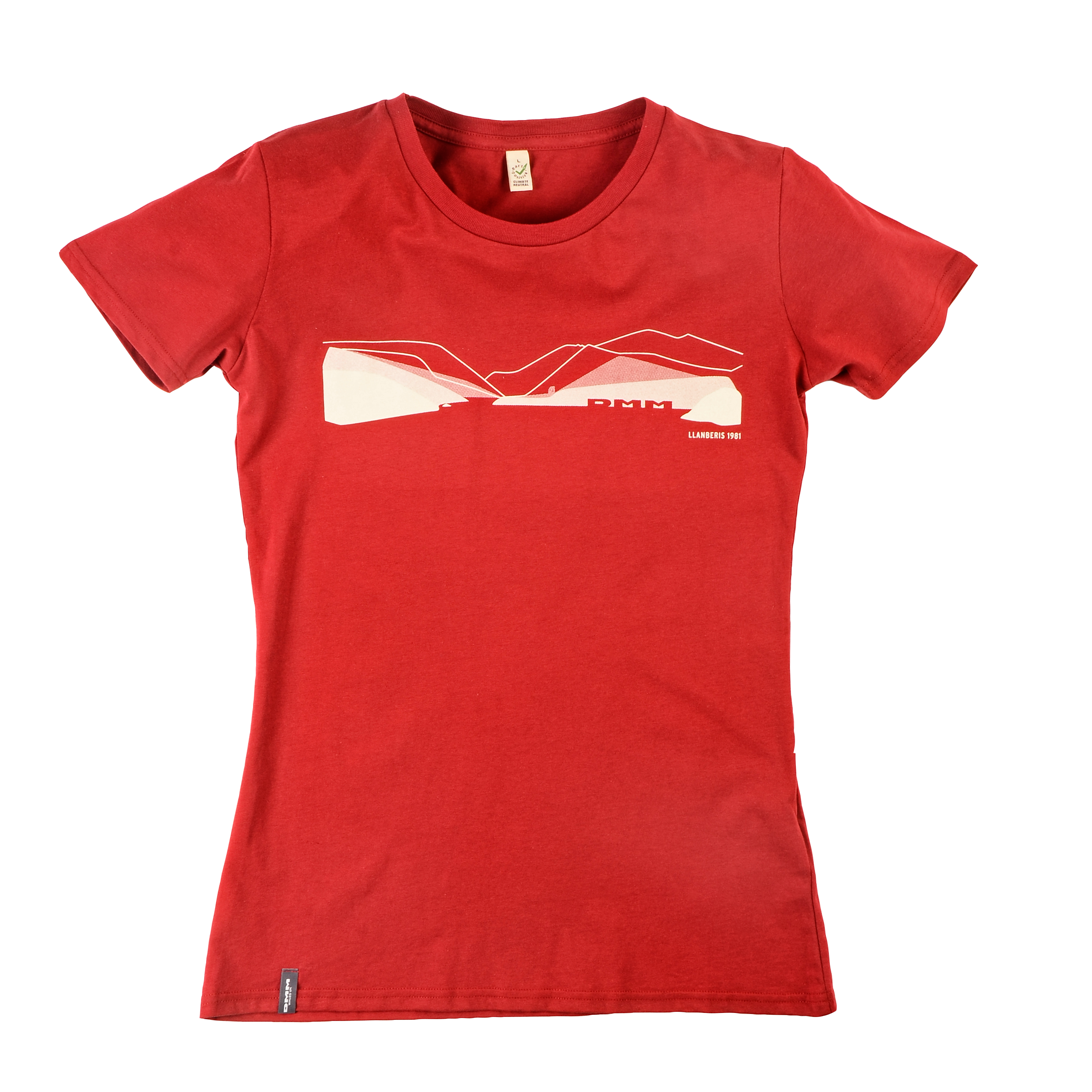 dmm-women-s-pass-t-shirt-organic-cotton-llanberis-grafik image 3