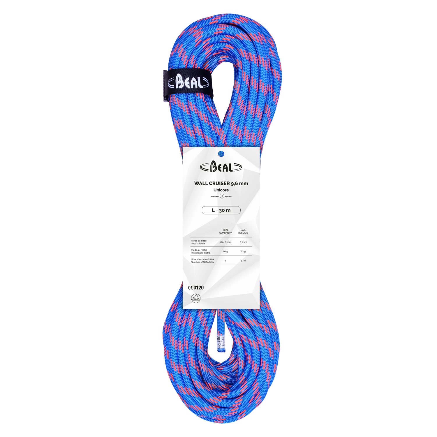 beal-wall-cruiser-9-6mm-unicore-kletterseil-f-r-halle-und-einsteiger image 1